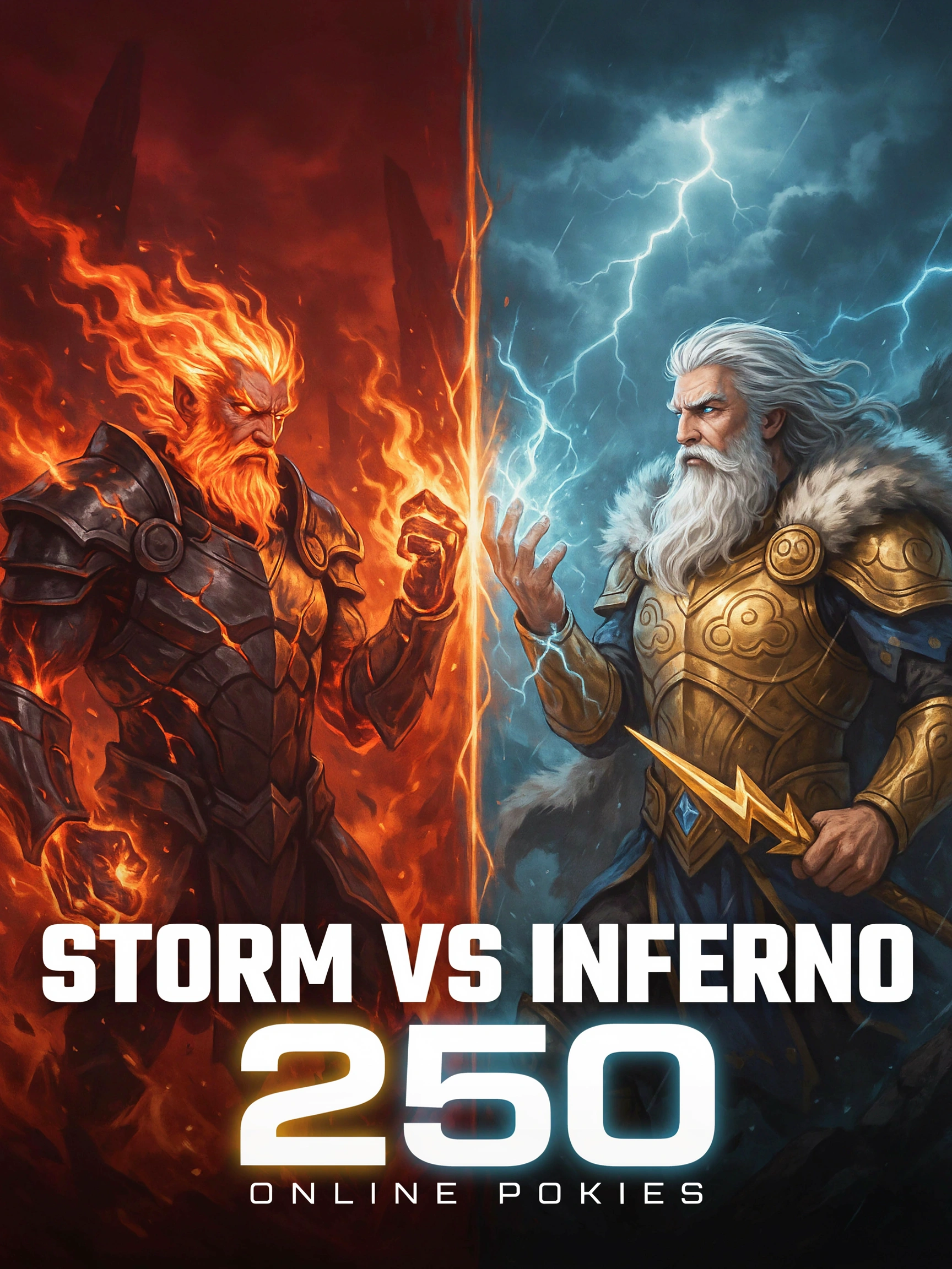 Screenshot of the Thunder vs Underworld 250 pokie