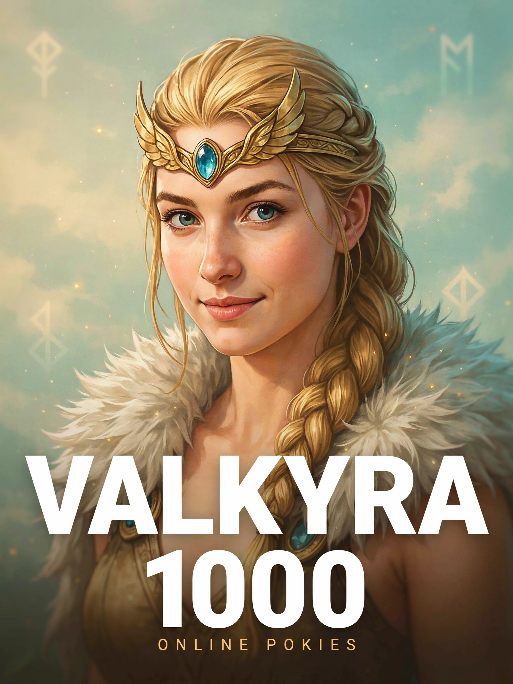 Screenshot of the Freya 1000 pokie