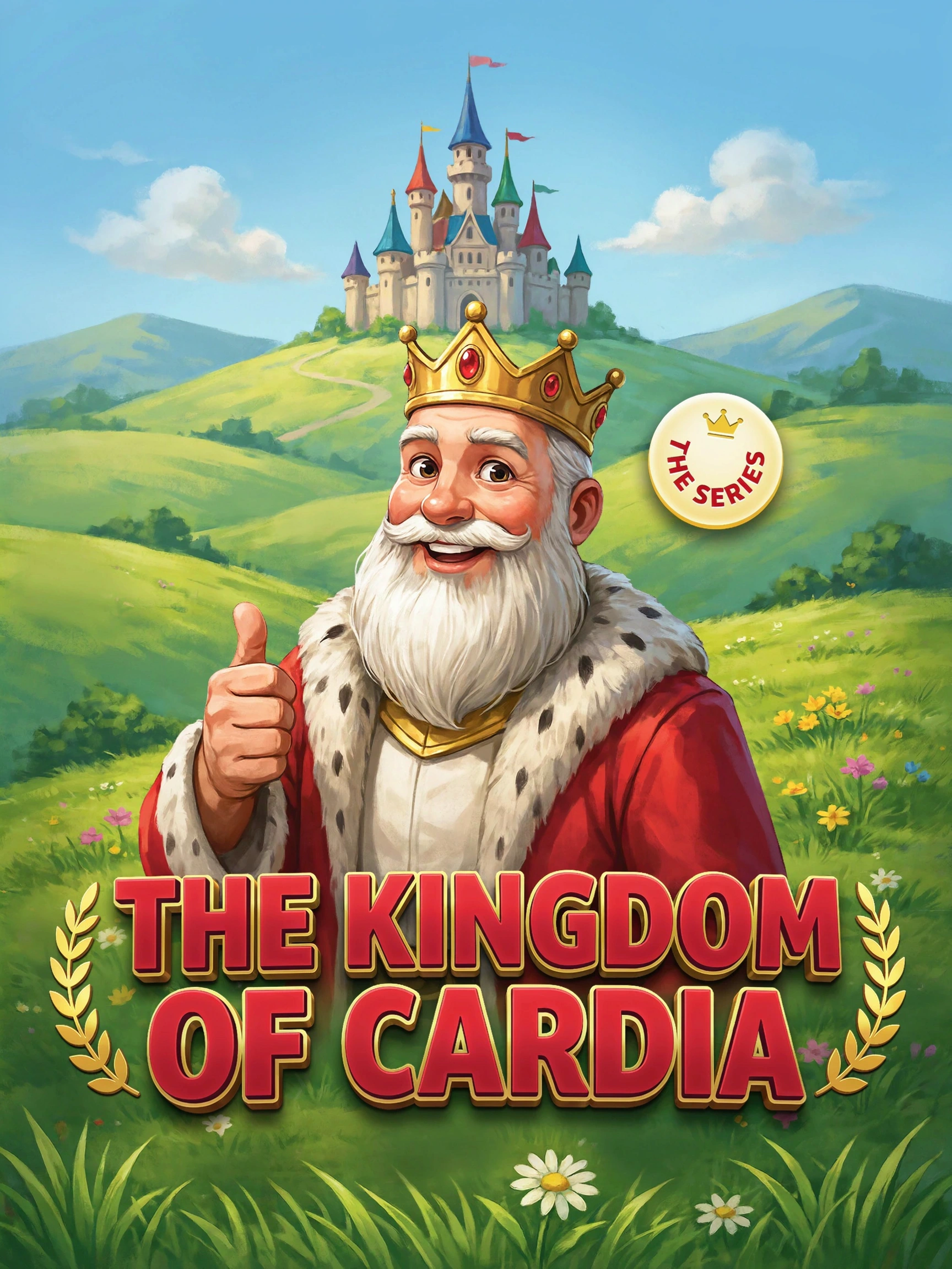 Title art for the The Kingdom of Cardia online pokie
