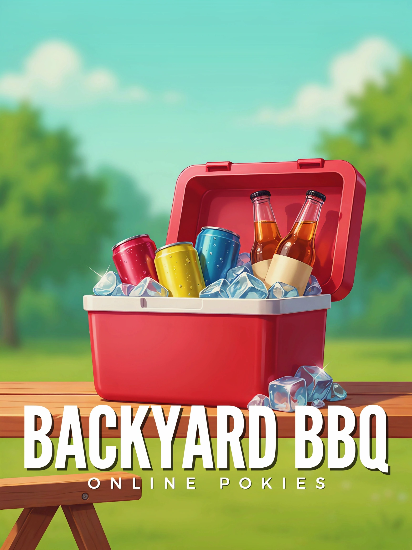 In-game art from the Cookout pokie