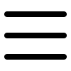 icone menu mobile